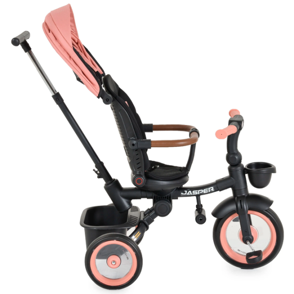 Triciclu Moni Jasper Pink  Metal / Pentru copii photo 8