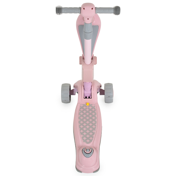 Trotinetă pentru copii cu trei roți Moni Checkmate (112286) Pink 3 ani, 50 kg, Din PU photo 6