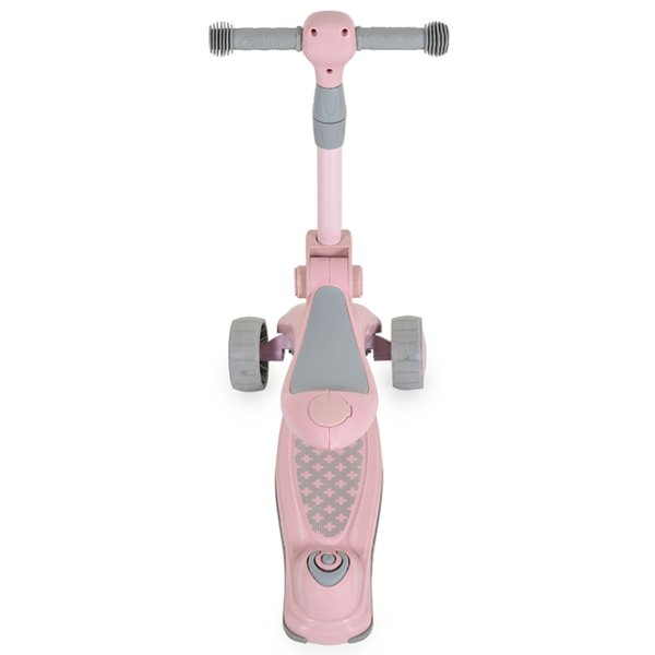 Trotinetă pentru copii cu trei roți Moni Checkmate (112286) Pink 3 ani, 50 kg, Din PU photo 8
