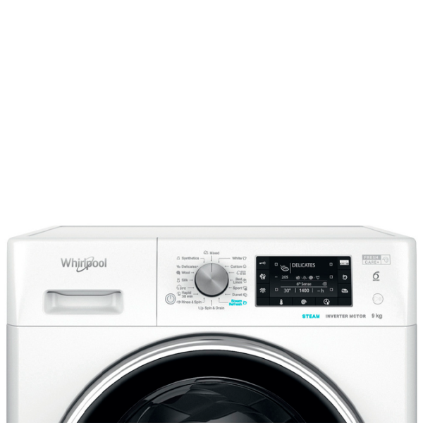 Mașină de spălat Whirlpool FFD 9489 BCV EE White 9 kg, 1350 rpm, A photo 5