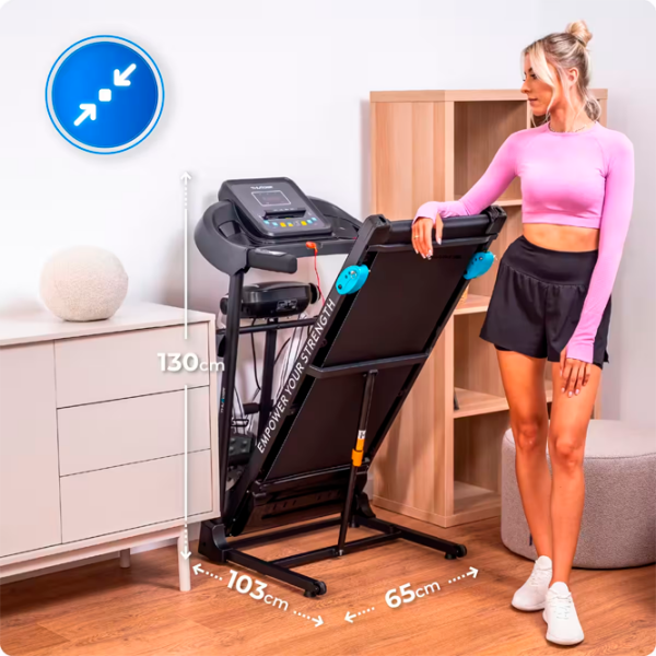 Bandă de alergat Thunder G8000-D Black 110 kg, 12.8 km/h photo 4