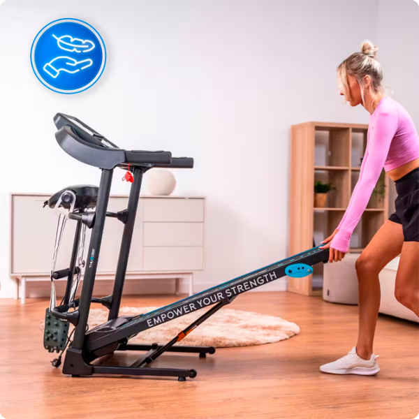Bandă de alergat Thunder G8000-D Black 110 kg, 12.8 km/h photo 7