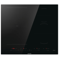Plită încorporabilă cu inducție Gorenje GI6432BSCE Black Sticlă ceramică, 7400 W