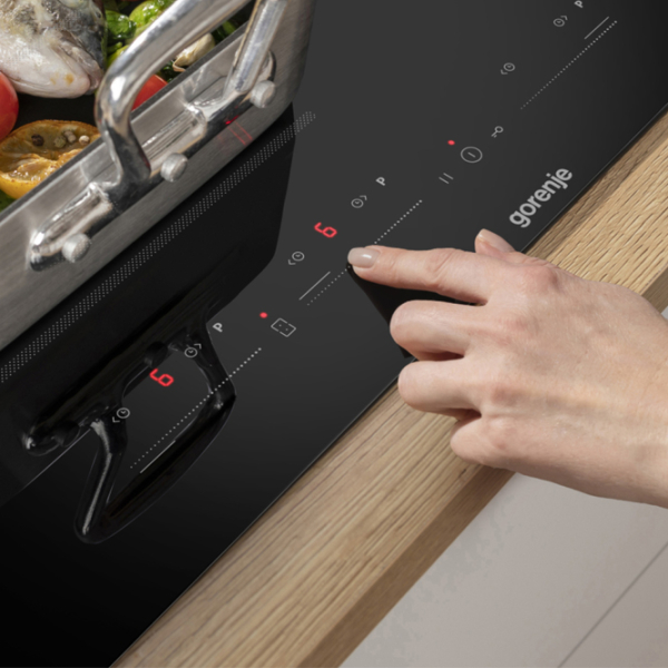 Plită încorporabilă cu inducție Gorenje GI6432BSCE Black Sticlă ceramică, 7400 W photo 4