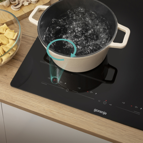 Plită încorporabilă cu inducție Gorenje GI6432BSCE Black Sticlă ceramică, 7400 W photo 5