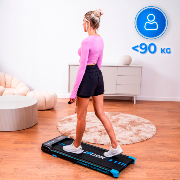 Bandă de alergat Thunder KINDI Black 90 kg, 6 km/h photo 2