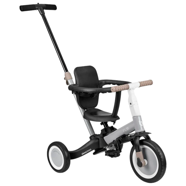 Triciclu KikkaBoo Flip Gray  Metal / Pentru copii photo 1