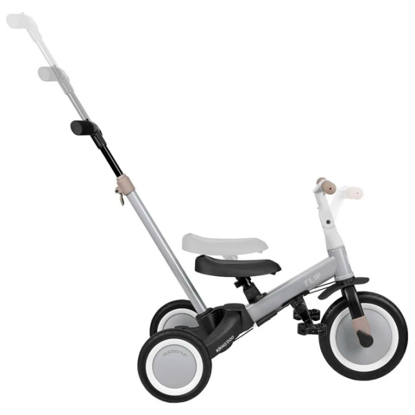 Triciclu KikkaBoo Flip Gray  Metal / Pentru copii photo 7