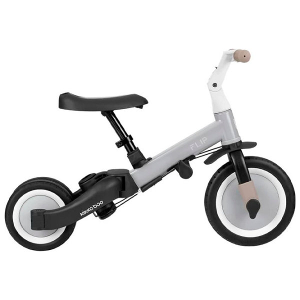Triciclu KikkaBoo Flip Gray  Metal / Pentru copii photo 9