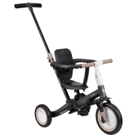 Triciclu KikkaBoo Flip Black  Metal / Pentru copii