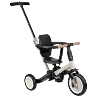 Triciclu KikkaBoo Flip Beige  Metal / Pentru copii