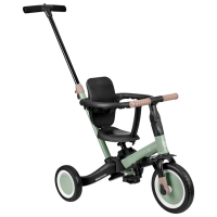 Triciclu KikkaBoo Flip Army Green  Metal / Pentru copii