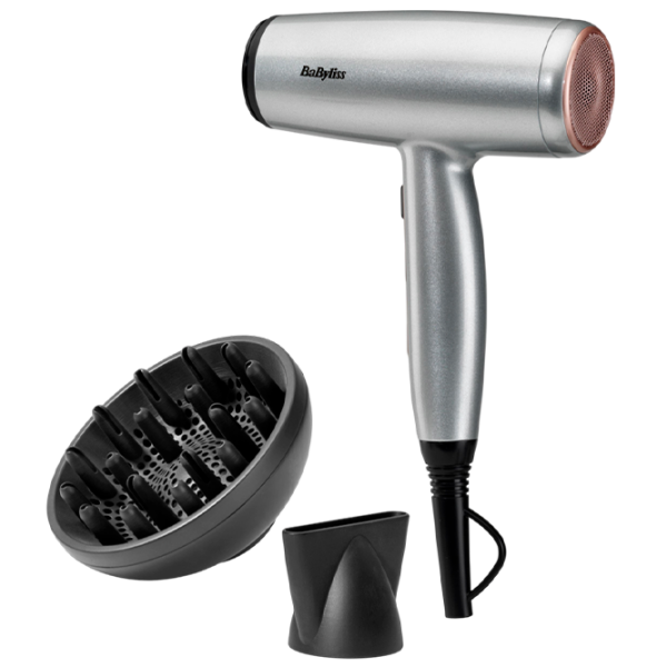 Фен Babyliss D580DE Серебряный  photo 1