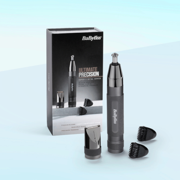Триммер для носа и ушей Babyliss E111E Серый  photo 3