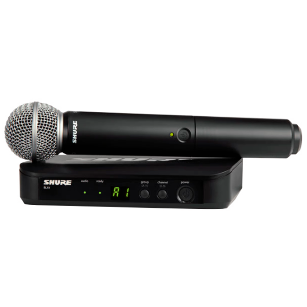 Microfon Shure BLX24/SM58 H8E Black  photo 1