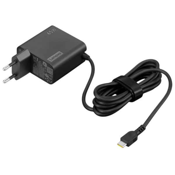 Сетевое зарядное устройство Lenovo 4X21L54610 (65 Вт) Черный  / Черный photo 3