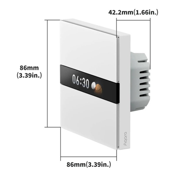 Интеллектуальный центр Aqara Display Switch V1 Белый  photo 5