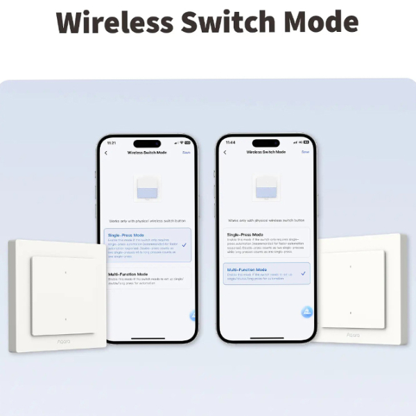 Controller inteligent Aqara Light Switch H2 White  photo 3