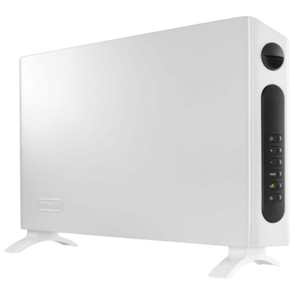 Convector DeLonghi HSX 4320E White 20 m², 2000 W, Electronic, Pe podea photo 1