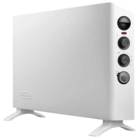 Convector DeLonghi HSX 3320 FTS White 20 m², 2000 W, Mecanic, Pe podea