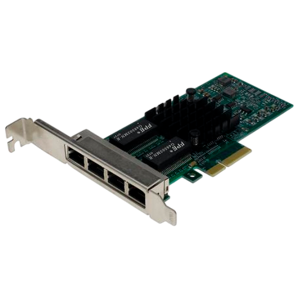 Adaptor de rețea Intel I350AM4 Green  photo 1