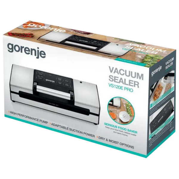 Aparat de vidat Gorenje VS120E PRO Silver 120 W photo 3