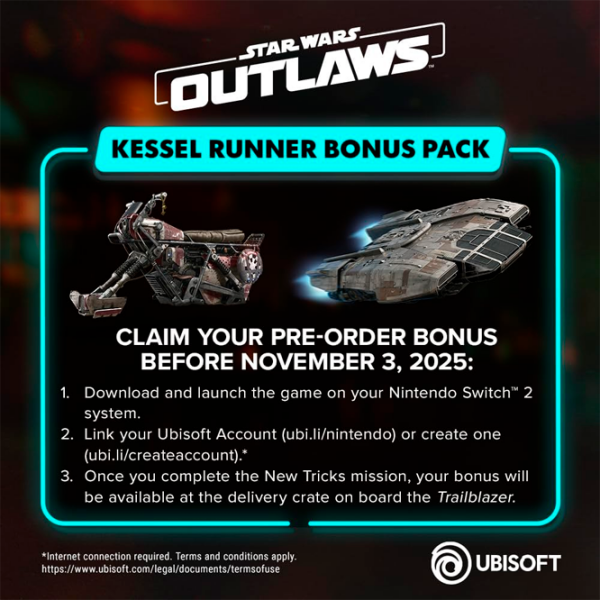 Star Wars Outlaws Gold Edition Nintendo Switch 2 Action / 12+ photo 2