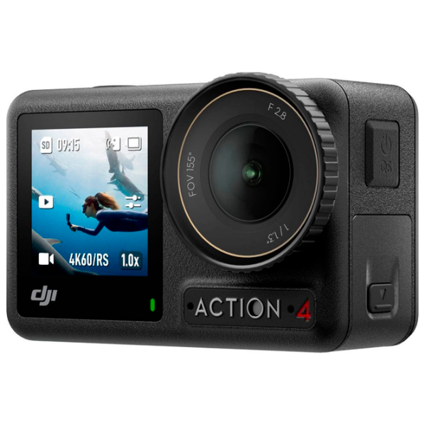 Cameră action DJI Osmo Action 4 Standard Combo Black  / 1770 mAh / IPX8 photo 3