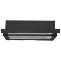 Hotă Candy CBT625/2B/1 Black 60 cm, Recirculare, 332 m³/h