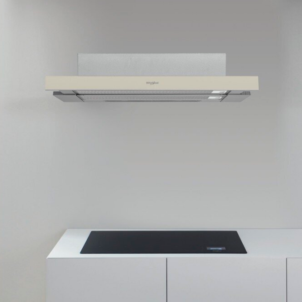 Hotă Whirlpool AKR 750 G SD Ivory 60 cm, Recirculare, 304 m³/h photo 5