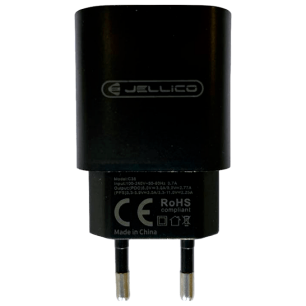 Încărcător de rețea Jellico TA800 (25 W) Black  / Black photo 1