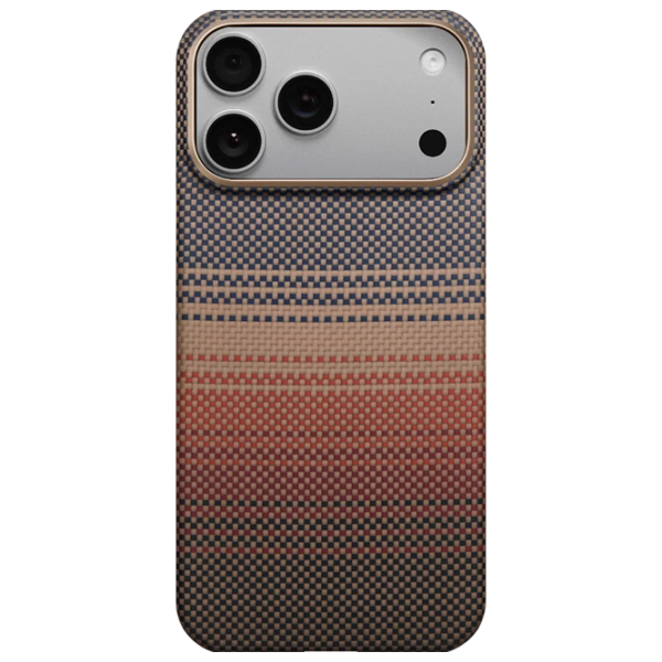 Husă pentru smartphone Apple iPhone 17 Pro (Ultra Slim) Multicolor Sunset Pitaka, PC, MagSafe Back