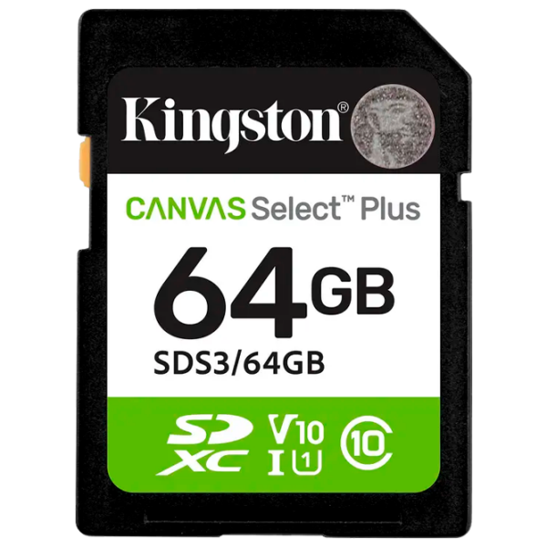 SD Kingston Canvas Select Plus 64 GB  photo 1