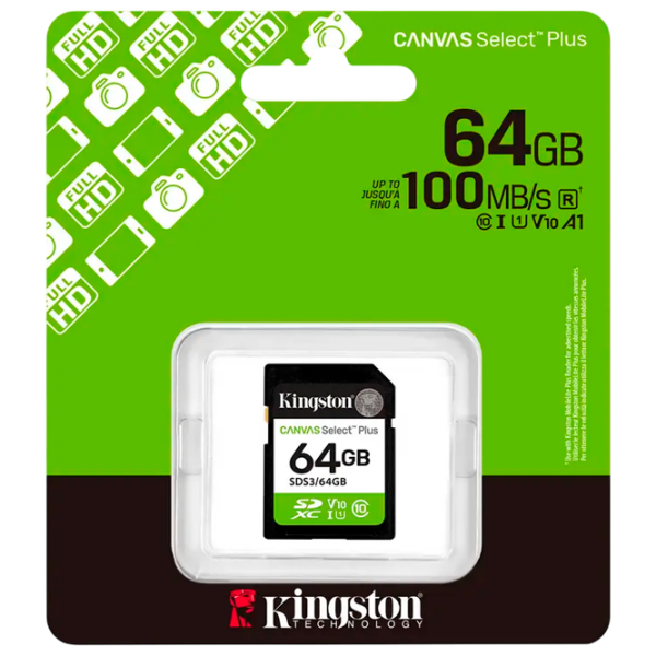 SD Kingston Canvas Select Plus 64 GB  photo 3