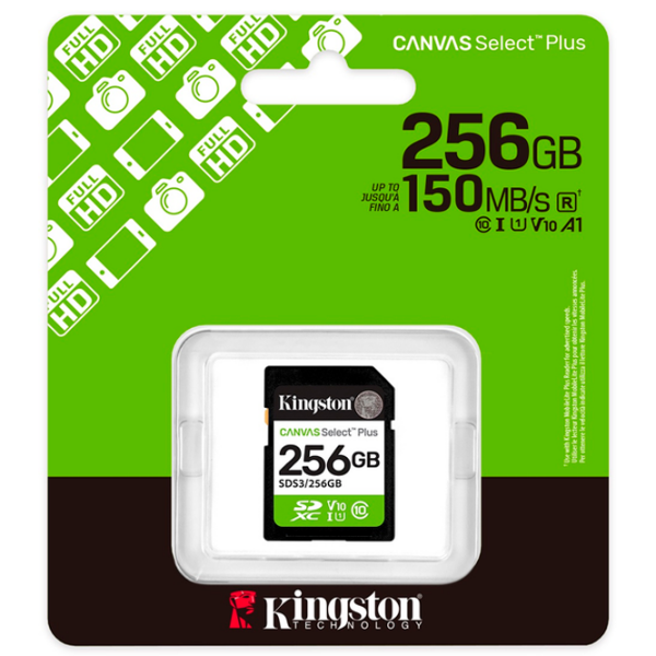 SD Kingston Canvas Select Plus 256 ГБ  photo 3