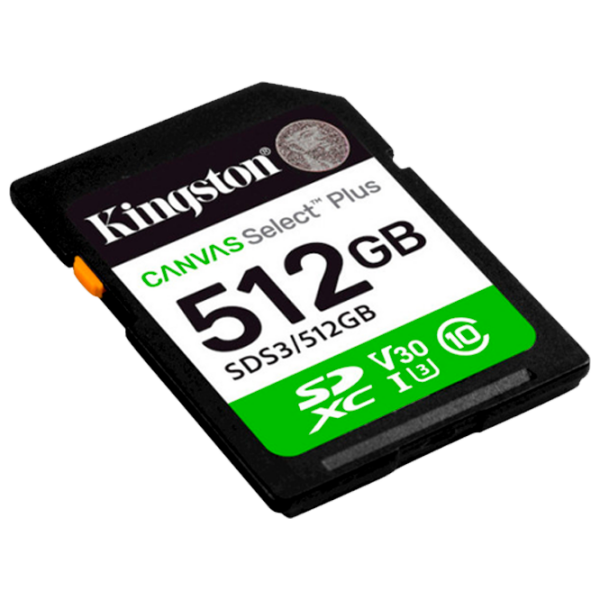 SD Kingston Canvas Select Plus 512 GB  photo 2