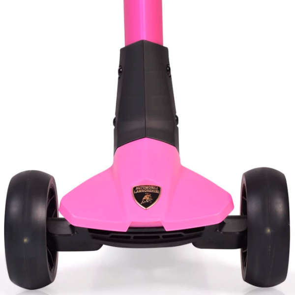 Trotinetă pentru copii cu trei roți Moni Lamborghini (MT.226499) Pink 2 ani, 50 kg, Din PU photo 2
