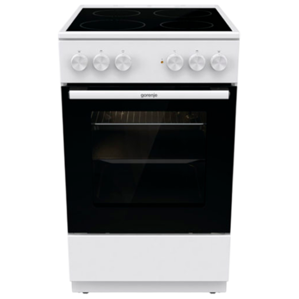 Плита Gorenje GEC5A10WG Белый Тип плиты: Электрическая, 68 л, Тип духовки: Электрическая photo 1