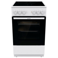 Плита Gorenje GEC5A10WG Белый Тип плиты: Электрическая, 68 л, Тип духовки: Электрическая