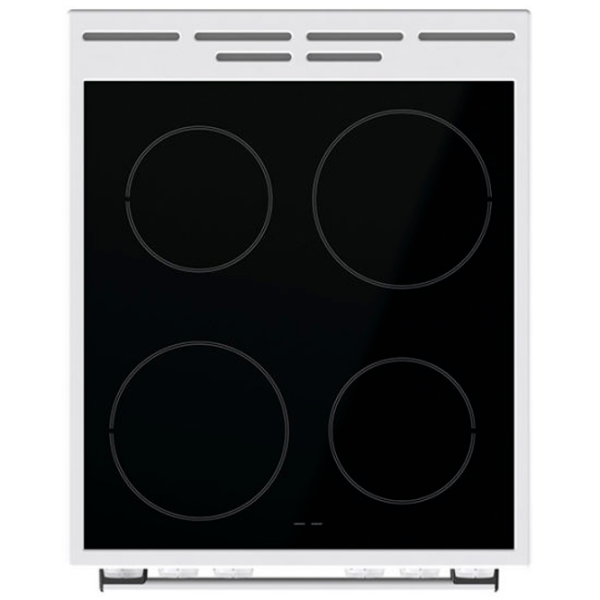 Плита Gorenje GEC5A10WG Белый Тип плиты: Электрическая, 68 л, Тип духовки: Электрическая photo 3