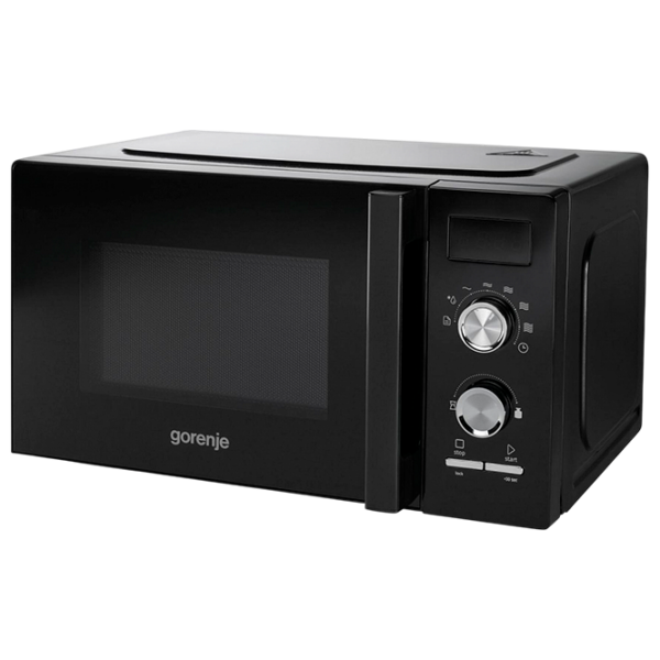 Cuptor cu microunde Gorenje MO20A3BH Black Solo, 20l, 800 W photo 1