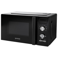 Cuptor cu microunde Gorenje MO20A3BH Black Solo, 20l, 800 W