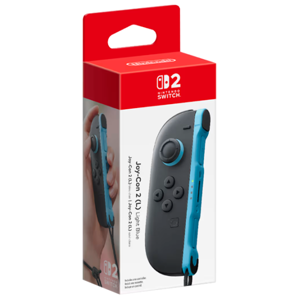 Контроллер Nintendo Joy-Con 2 Left Светло-синий Беспроводные / 10 buttons photo 1