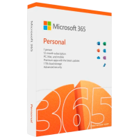 Пакет офисных программ Microsoft 365 Personal English 32/64-bit Online 1 ПК, Online, 12