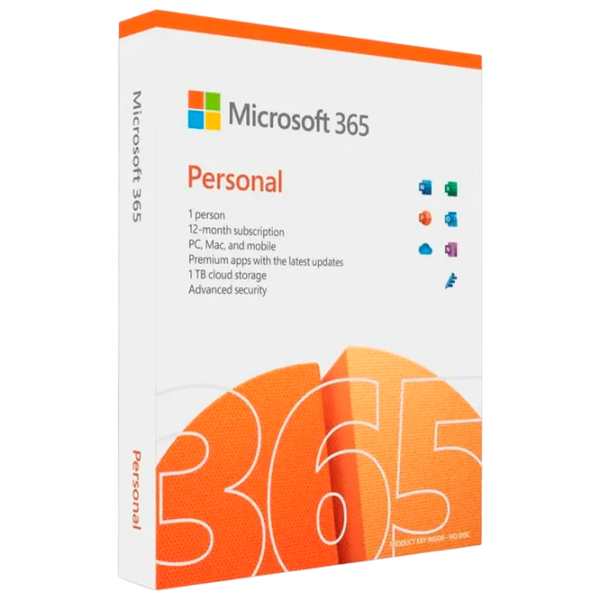Пакет офисных программ Microsoft 365 Personal Russian 32/64-bit Online 1 ПК, Online, 12 photo 1