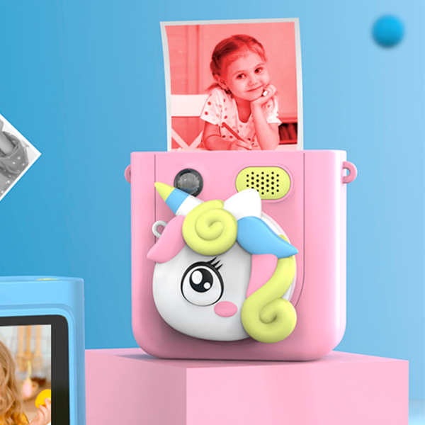 Cameră foto Kidyprint WK01 Pink Pentru copii, 3+ photo 3