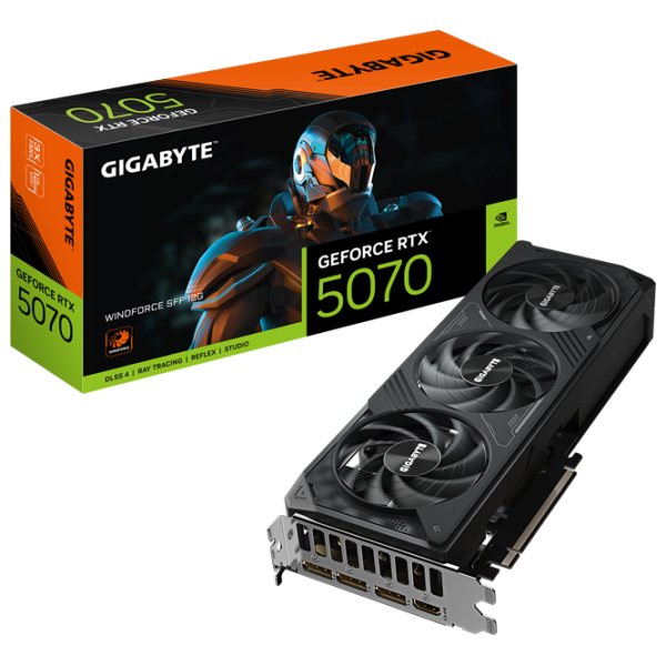 Видеокарта Gigabyte GeForce RTX 5070 WINDFORCE SFF 12 ГБ PCI Express x16 5.0 photo 10