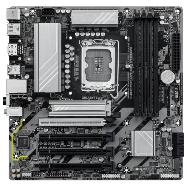 Материнская плата Gigabyte B860M DS3H WIFI6E mATX  photo 1