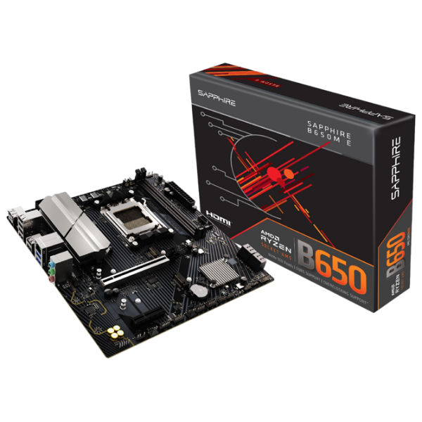 Материнская плата Sapphire B650M-E mATX  photo 3