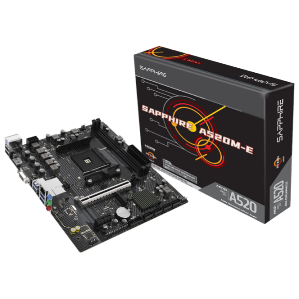 Материнская плата Sapphire A520M-E ATX  photo 2